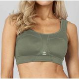 Pure Lime - Padded - Sportbeha - Olijf Groen