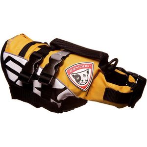 EzyDog Micro Hondenzwemvest Kleine Honden - Reflecterend Reddingsvest - XXS - Geel