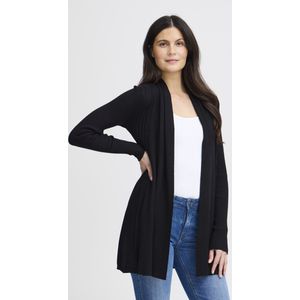 Fransa - Zubasic 61 - Cardigan - Zwart - Gemengde Katoen
