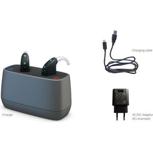 ReSound - Power Achter Het Oor Hoortoestel Oplader - Zwart - Oplader