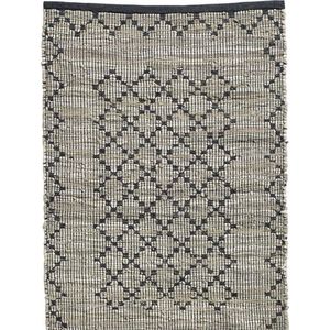 NORDAL handgeweven lederen tapijt CHINDI