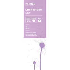 Valmed Pregnancy Test Stick 4 st