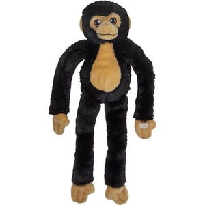 Pluche Dieren Knuffels Hangende Chimpansee Aap van 48 cm - Knuffeldieren Speelgoed