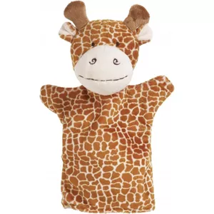 Handpop Wasbeer – 25 Cm, Zacht Pluche, Beweegbare Mond – Interactief Speelgoed Voor Rollenspel, Verhalen En Creativiteit – Cadeau Voor Kinderen