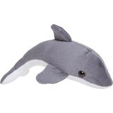Pluche Bruinvis Knuffel van 26 cm - Kinderen Speelgoed - Dieren Knuffels Cadeau - Tandwalvis/Vissen
