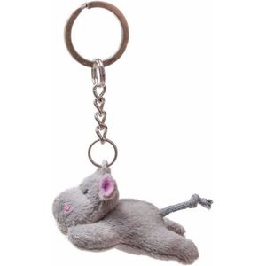 Nijlpaard Sleutelhanger Knuffel 6 cm - Speelgoed Dieren Sleutelhangers