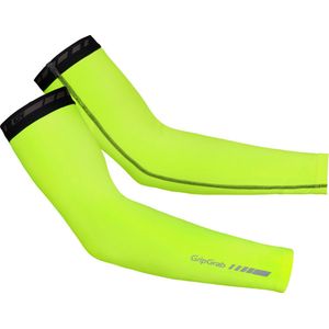 GripGrab Classic Winter fietsarmband voor racefiets Gravel MTB, Neon geel
