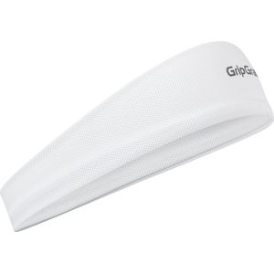 GripGrab - Lichtgewicht Zomer Fiets Zweetband voor Onder de Fietshelm Zweetbescherming Hoofdband - Wit - Unisex - Maat Onesize