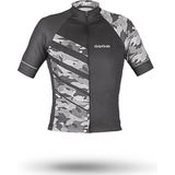 GripGrab - Race Jersey Fietsshirt - Grijs Camo - Functioneel Materiaal