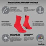 GripGrab - Lightweight SL Performance Fietssokken - Rood - Coolmax - 1 Paar