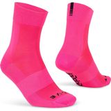 GripGrab - Lightweight SL Zomer Fietssokken - Roze Hi-Vis - Unisex - 1 Paar