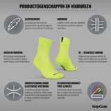 GripGrab - Lightweight SL Performance - Fietssokken - Geel Hi-Vis - Unisex
