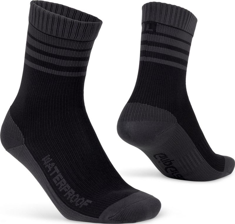 GripGrab Merino Lined Waterproof Winter Fietssokken Gevoerd met Merinowol Zwart Unisex