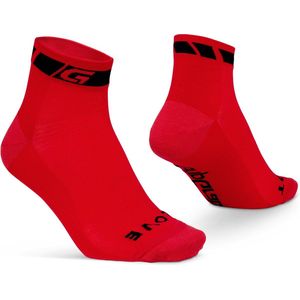 GripGrab - Classic Low Cut - Fietssokken - Rood - 1 Paar - Korte Coolmax Sokken