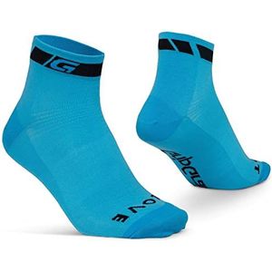 GripGrab - Classic Low Cut - Fietssokken - Blauw - 1 Paar Korte Coolmax Sokken