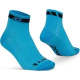 GripGrab - Classic Low Cut - Fietssokken - Blauw - 1 Paar Korte Coolmax Sokken