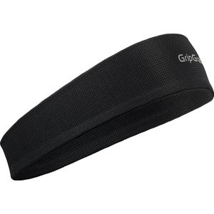 GripGrab - Lichtgewicht Zomer Fiets Zweetband voor Onder de Fietshelm Zweetbescherming Hoofdband - Zwart - Unisex - Maat One Size