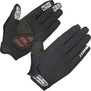 GripGrab - SuperGel XC Padded Lange Vinger Zomer MTB Gravel Fietshandschoenen met Padding - Zwart