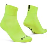 GripGrab - Lightweight SL - Korte Fietssokken - Geel Hi-Vis - 1 Paar - Coolmax