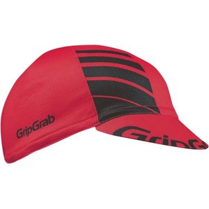 GripGrab - Lightweight Zomer Fietspet Mesh Cycling Cap Retro Fietsmuts - Rood/Zwart - Unisex - Maat S/M