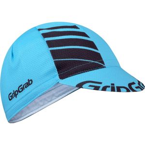 GripGrab - Lightweight Zomer Fietspet Mesh Cycling Cap Retro Fietsmuts - Blauw/Zwart - Unisex - Maat S/M