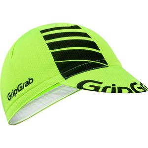 GripGrab - Lightweight Zomer Fietspet Mesh Cycling Cap Retro Fietsmuts - Geel Hi-Vis/Zwart - Unisex