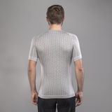 GripGrab - Expert Seamless Korte Mouw Zomer Fiets Base Layer Zweethemd - Grijs - Unisex