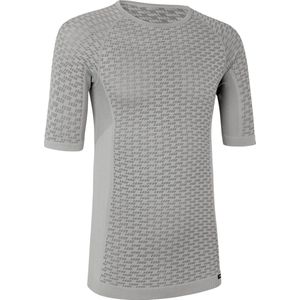 GripGrab - Expert Seamless Korte Mouw Zomer Fiets Base Layer Zweethemd - Grijs - Unisex