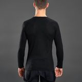 GripGrab - Merino Polyfibre - Long Sleeve Base Layer - Zwart - Merino-ondergoed