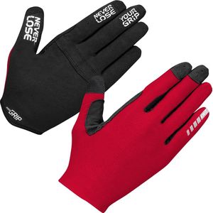 GripGrab - Aerolite InsideGrip Lange Vinger Zomer Race MTB Fietshandschoenen zonder Padding - Rood - Unisex - Maat M