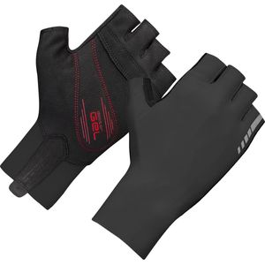 GripGrab Aero TT Aerodynamische Profi Radsport Race Handschoen Kurzfinger Zomer Rennrad teenfiets handschoen, uniseks, volwassenen, zwart, L