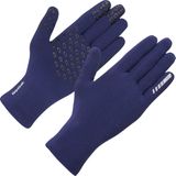 GripGrab - Waterproof Knitted Thermo Fietshandschoenen Waterdichte Gebreide Regen Fiets Handschoenen - Navy Blauw - Unisex - Maat M/L