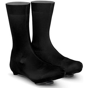 GripGrab Unisex Gripgrab 2e generatie Raceaero Tt Raceday Lycra Cover 2 lichtgewicht aerodynamische fietsen racefiets Aero-overschoenen, zwart, S UK