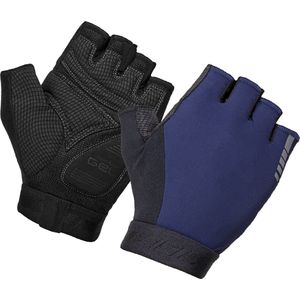 GripGrab - WorldCup 2 Padded Korte Vinger Zomer Fietshandschoenen - Navy Blauw - Unisex - Maat S