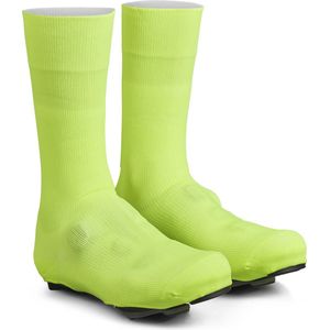 GripGrab - Flandrien Knitted Waterproof Wielren Overschoenen Waterdichte Gebreide Race Fiets Overschoenen - Unisex - Geel Hi-Vis - Maat M (39-41)