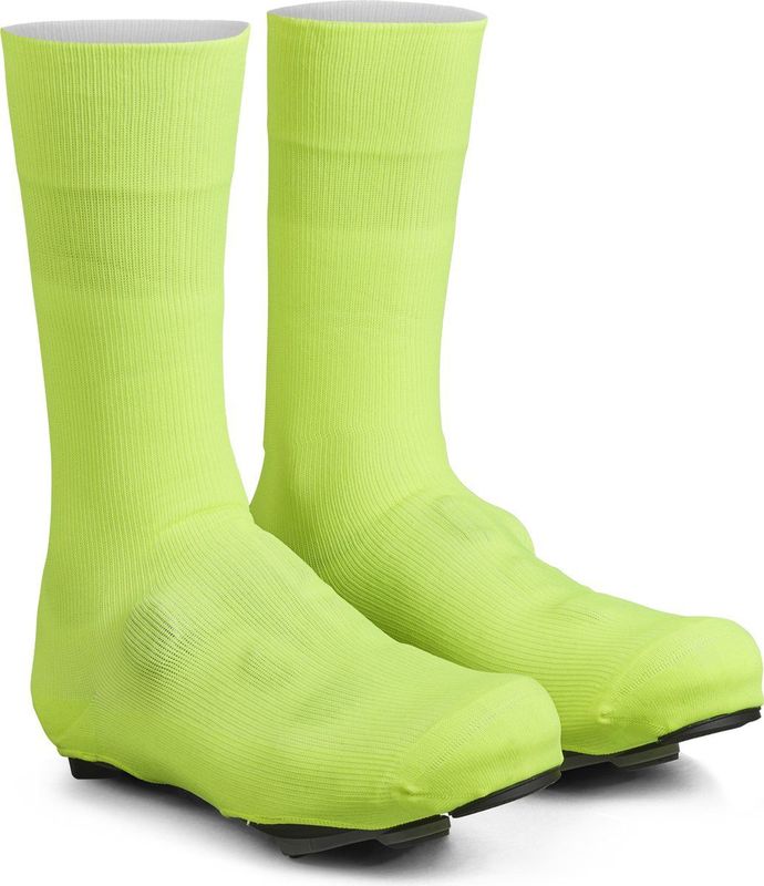 GripGrab - Flandrien Knitted Waterproof Wielren Overschoenen - Unisex - Geel Hi-Vis