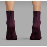 GripGrab - Lightweight SL - Korte Fietssokken - Donker Rood - Coolmax - Unisex