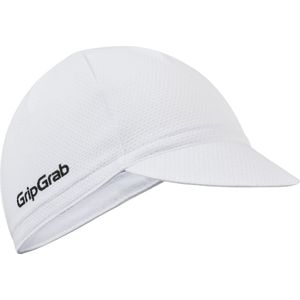 GripGrab - Lightweight Zomer Fietspet Mesh Cycling Cap Retro Fietsmuts - Wit - Unisex - Maat M/L