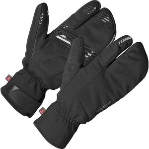 GripGrab - Nordic 2 Windproof Strenge Winter Lobster Fietshandschoenen - Zwart - Unisex - Maat L