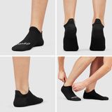 GripGrab - Classic No-Show - Fietssokken - Zwart - Set van 3 Stuks