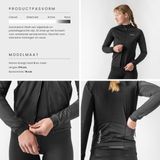 GripGrab Womens PACR Windproof Winter Jacket Fietsjack (Dames |zwart |waterdicht)