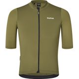 GripGrab - RIDE Fietsshirt Korte Mouwen Zomer Wielrenshirt Cycling Jersey - Olijf Groen - Heren