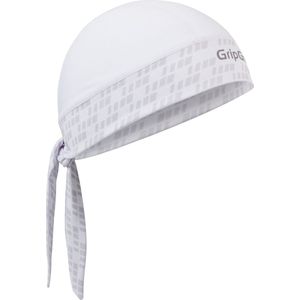 GripGrab - Zomer Fiets Bandana Zweetbescherming UV Bescherming Fietsmuts - Wit - Unisex - Maat One Size