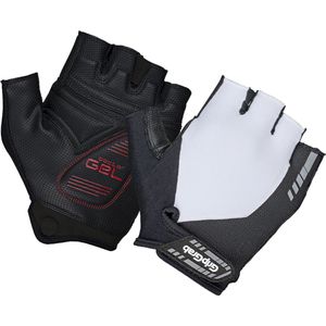 GripGrab - ProGel Padded Korte Vinger Zomer Fietshandschoenen - Wit - Unisex - Maat L