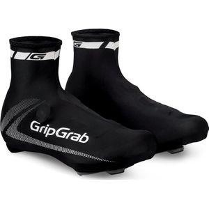 GripGrab - RaceAero Lichtgewicht Zomer Wielren Overschoenen Race Fiets Aero Tijdrit Fietsoverschoenen - Zwart - Unisex - Maat One Size