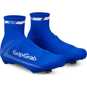 GripGrab - RaceAero Lichtgewicht Zomer Wielren Overschoenen Race Fiets Aero Tijdrit Fietsoverschoenen - Blauw - Unisex - Maat One Size