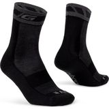 GripGrab - Merino Winter Fietssokken Warme Wieler Sokken met Merino Wol Fiets Wintersokken - Zwart - Unisex - Maat L (44-47)