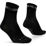 GripGrab - Merino Regular Cut Fietssokken 1 Paar Wieler Sokken - Zwart - Unisex - Maat S (38-41)