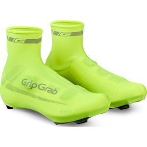 GripGrab - RaceAero Hi-Vis - Lichtgewicht Zomer Wielren Overschoenen - Geel Hi-Vis - Unisex