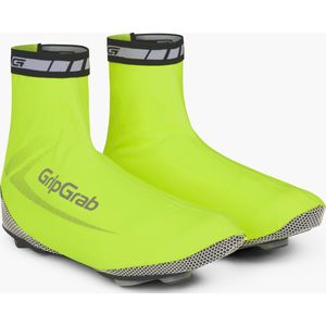 GripGrab - RaceAqua Hi-Vis Waterdichte Race Fiets Wielren Overschoenen - Geel Hi-Vis - Unisex - Maat M